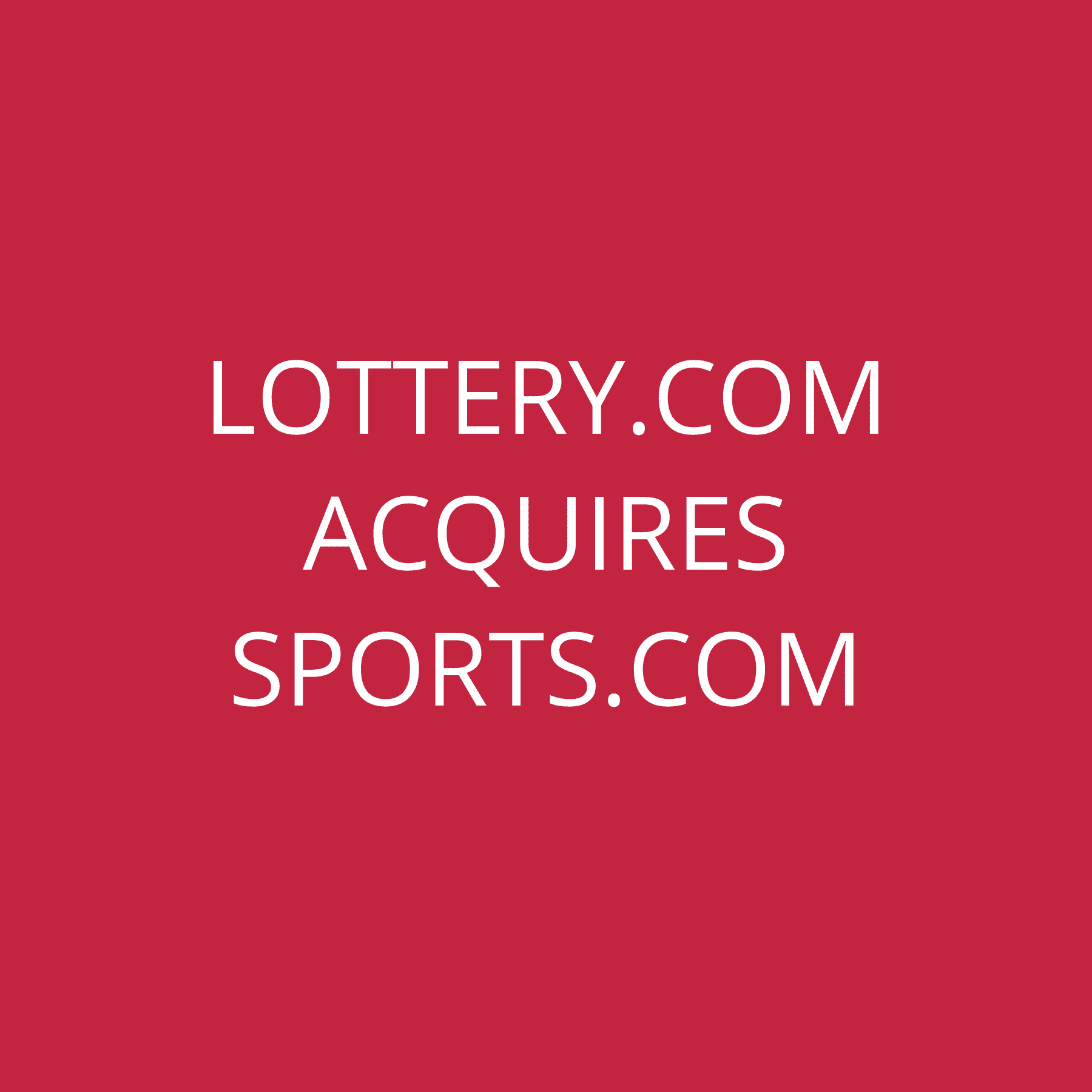 Lottery.com acquires Sports.com
