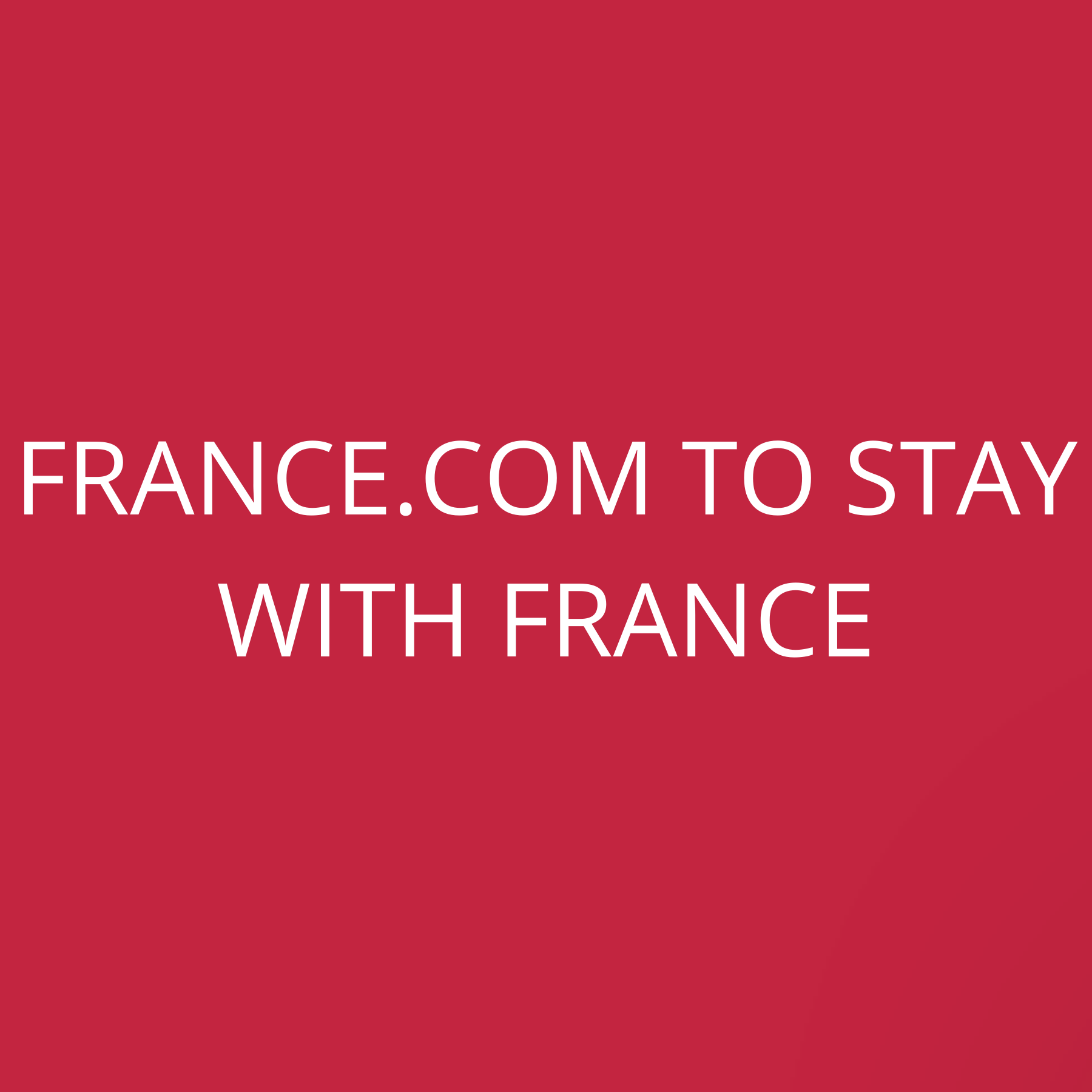 France.com to stay with France