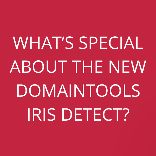 What’s special about the new DomainTools Iris Detect?