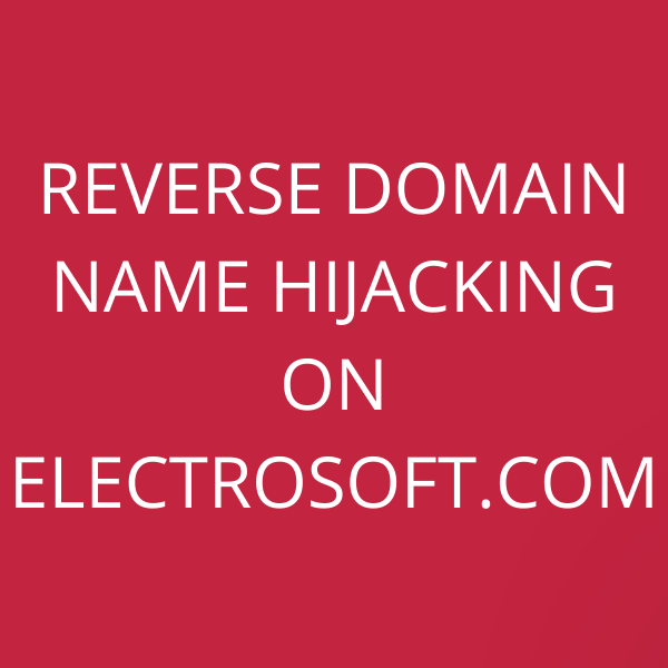 Reverse Domain Name Hijacking on ElectroSoft.com