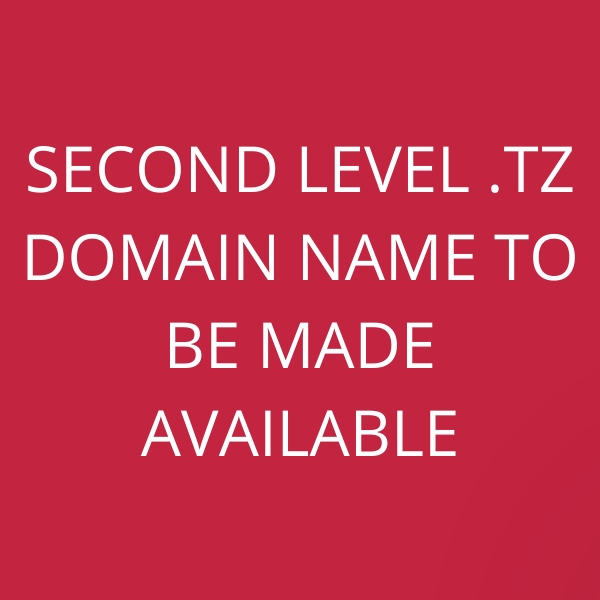 Second level .tz domain name to be made available