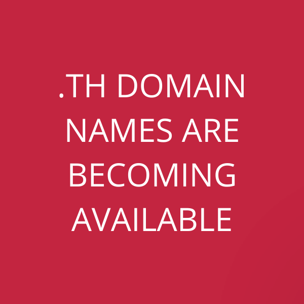 .th domain names are becoming available