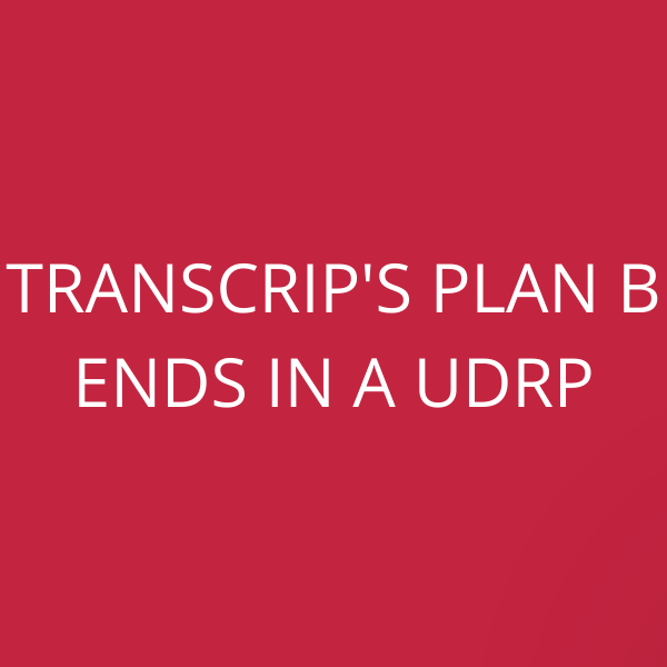 TranScrip’s plan B ends in a UDRP