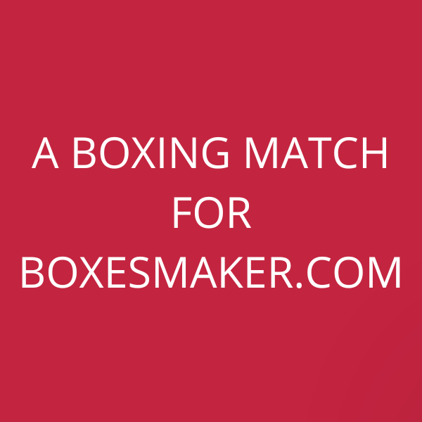 A boxing match for BoxesMaker.com
