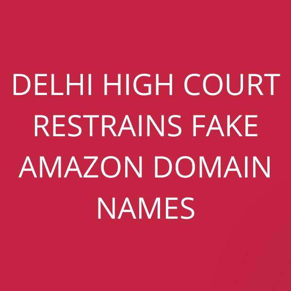 Delhi High Court restrains fake Amazon domain names