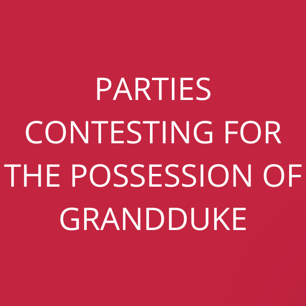 Parties contesting for the possession of GrandDuke