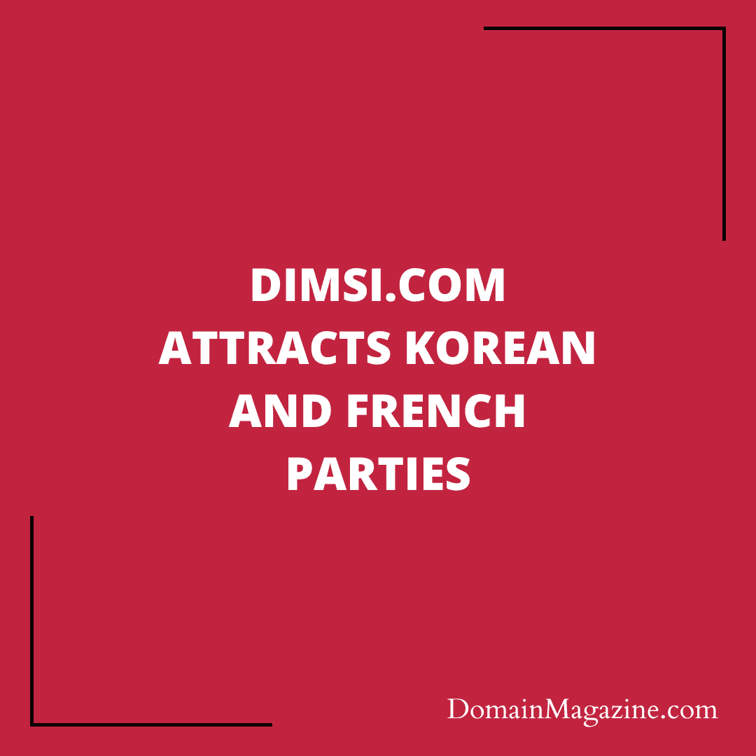 Dimsi.com attracts Korean and French parties