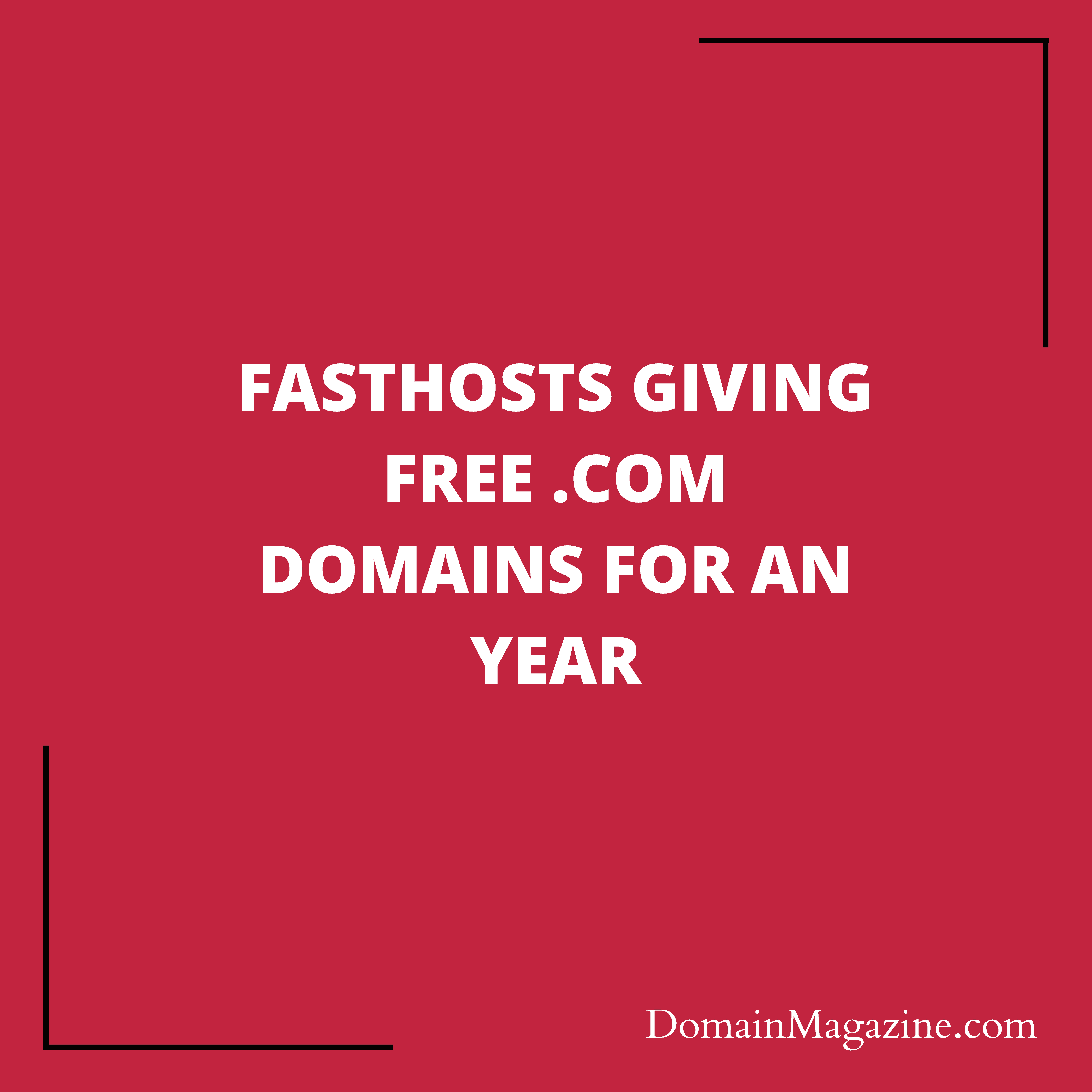 Fasthosts giving free .com domains for an year