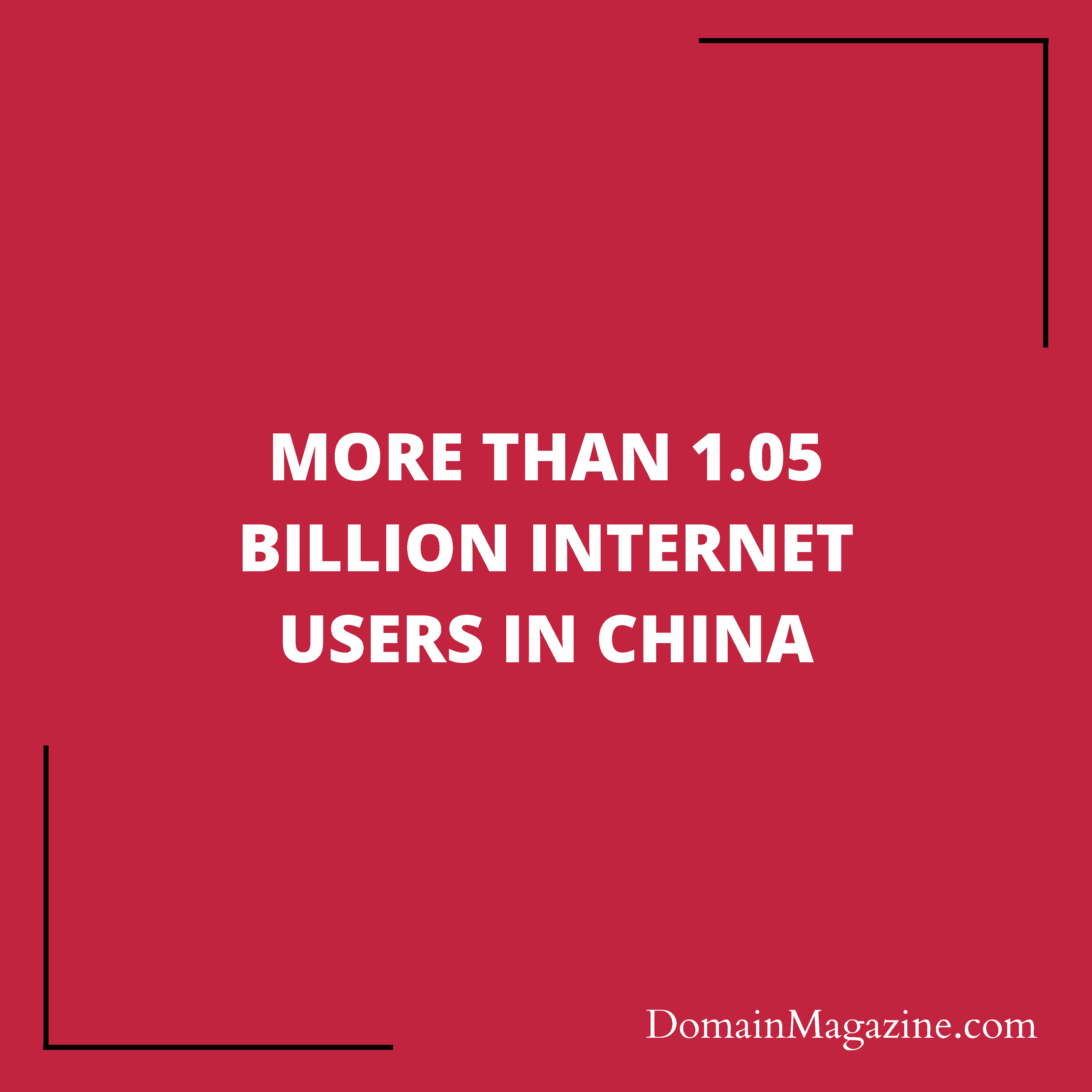 More than 1.05 billion internet users in China