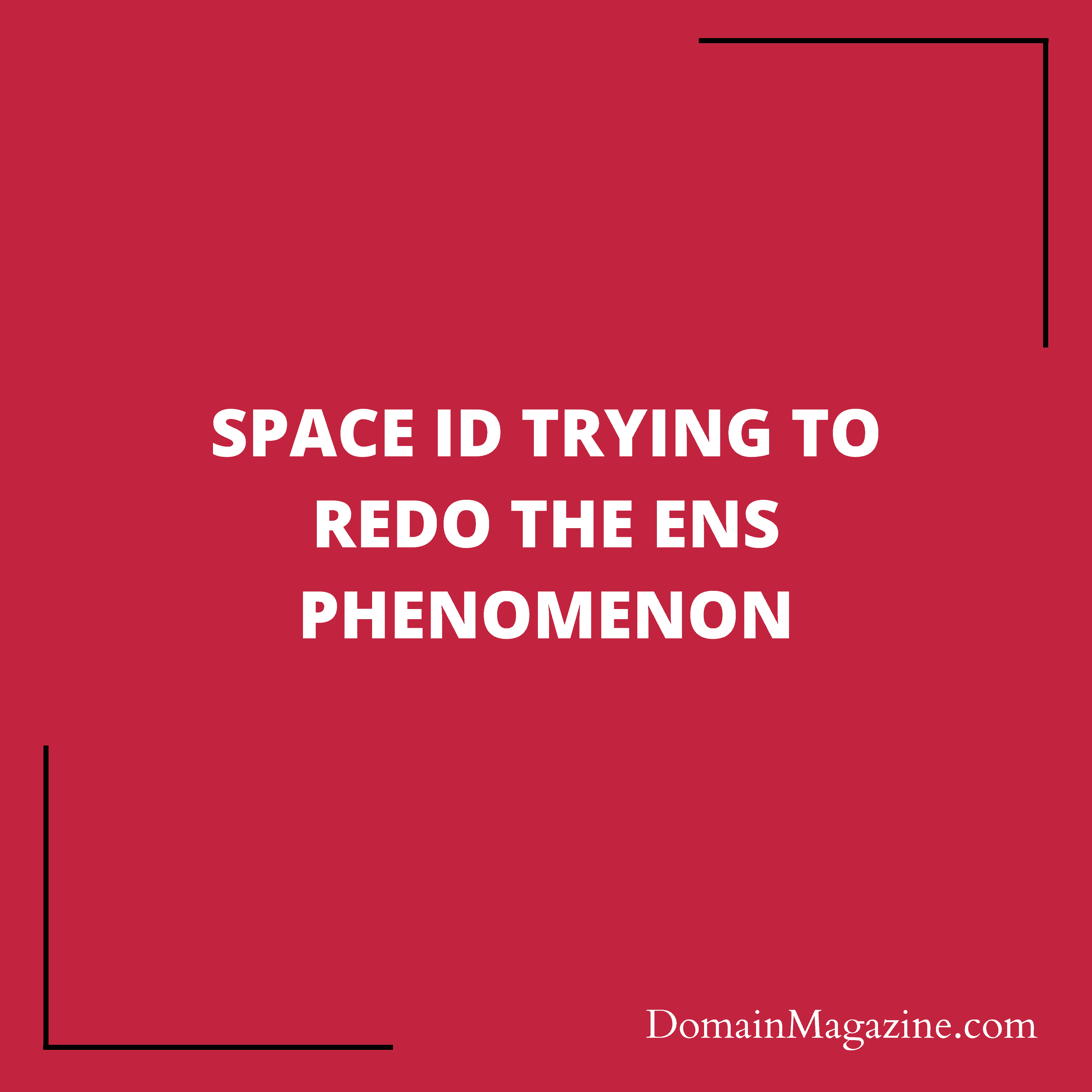 Space Id trying to redo the ENS phenomenon